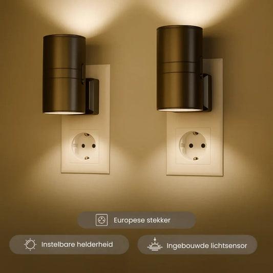 AmbiPlug | Einstellbare LED-Wandleuchte mit Sensor