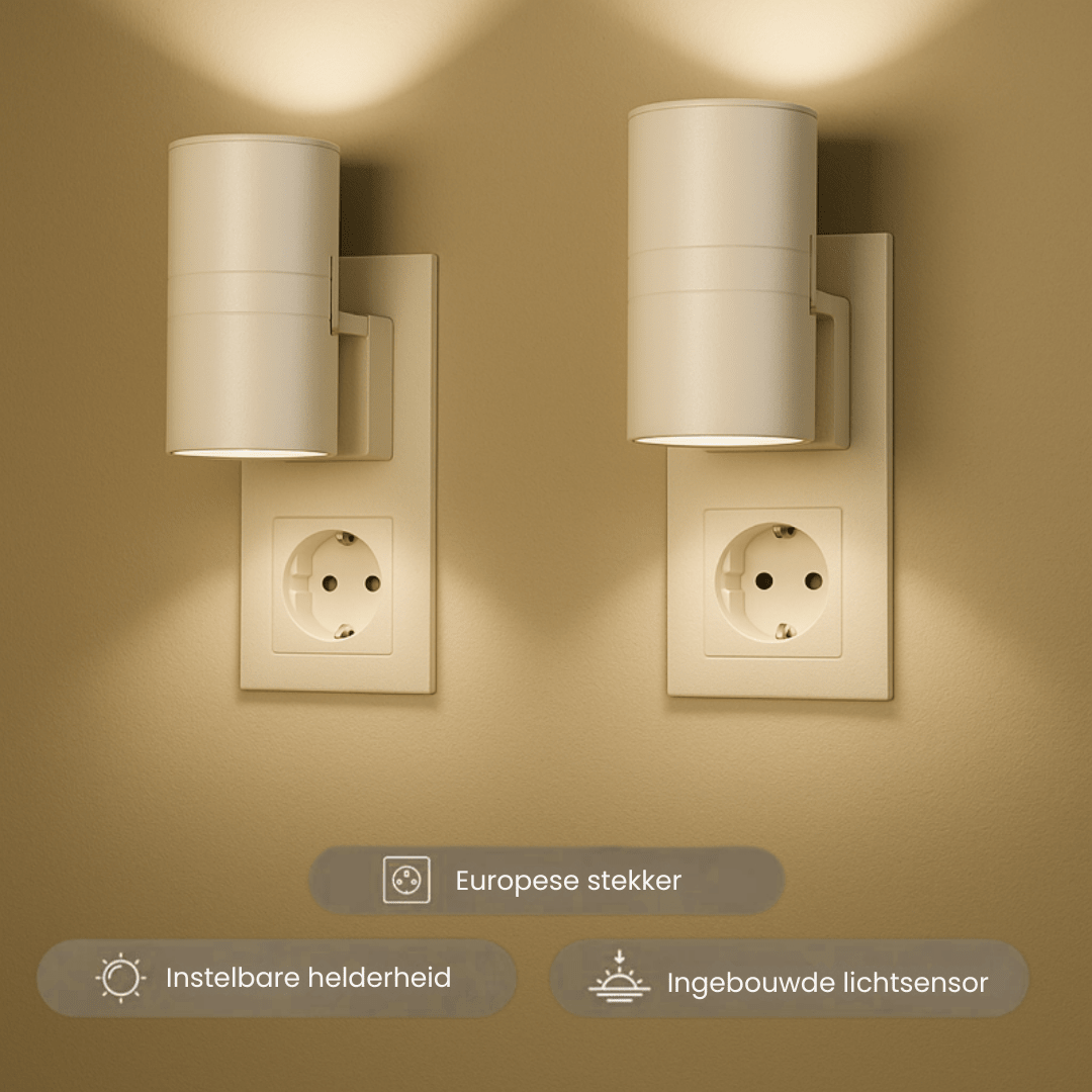 AmbiPlug – Einstellbare LED-Wandleuchte mit Sensor
