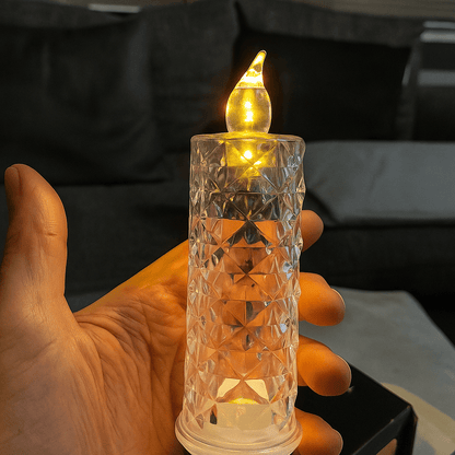 Auréa | Sichere Flame Glass Luxus-LED-Kerzen