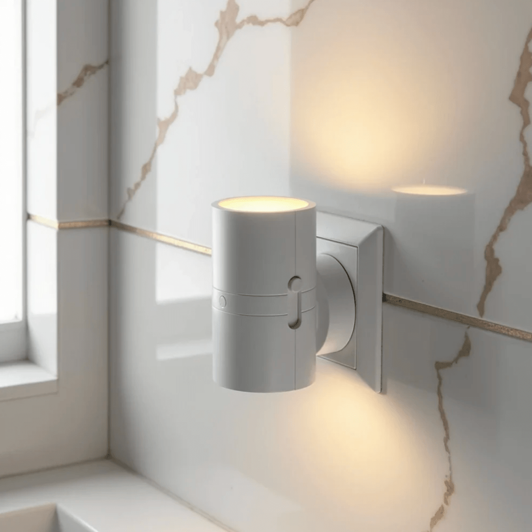 AmbiPlug – Einstellbare LED-Wandleuchte mit Sensor