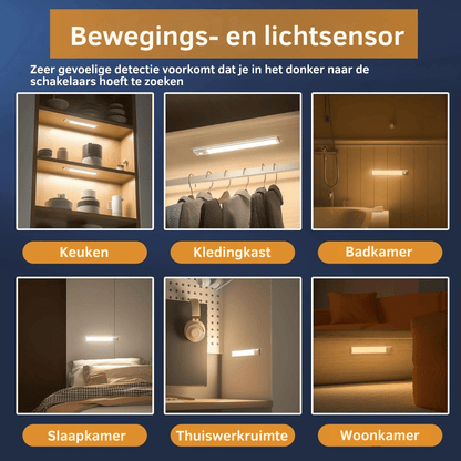 Eira – Kabellose LED-Lichtleiste mit Bewegungssensor