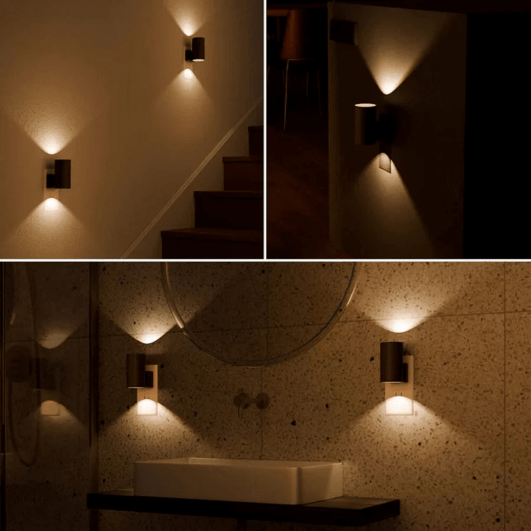 AmbiPlug – Einstellbare LED-Wandleuchte mit Sensor