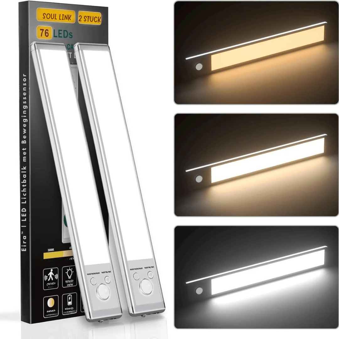 Eira – Kabellose LED-Lichtleiste mit Bewegungssensor