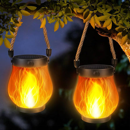Candela – Kabellose Solar-Tischlampe mit Kerzenlicht-Effekt