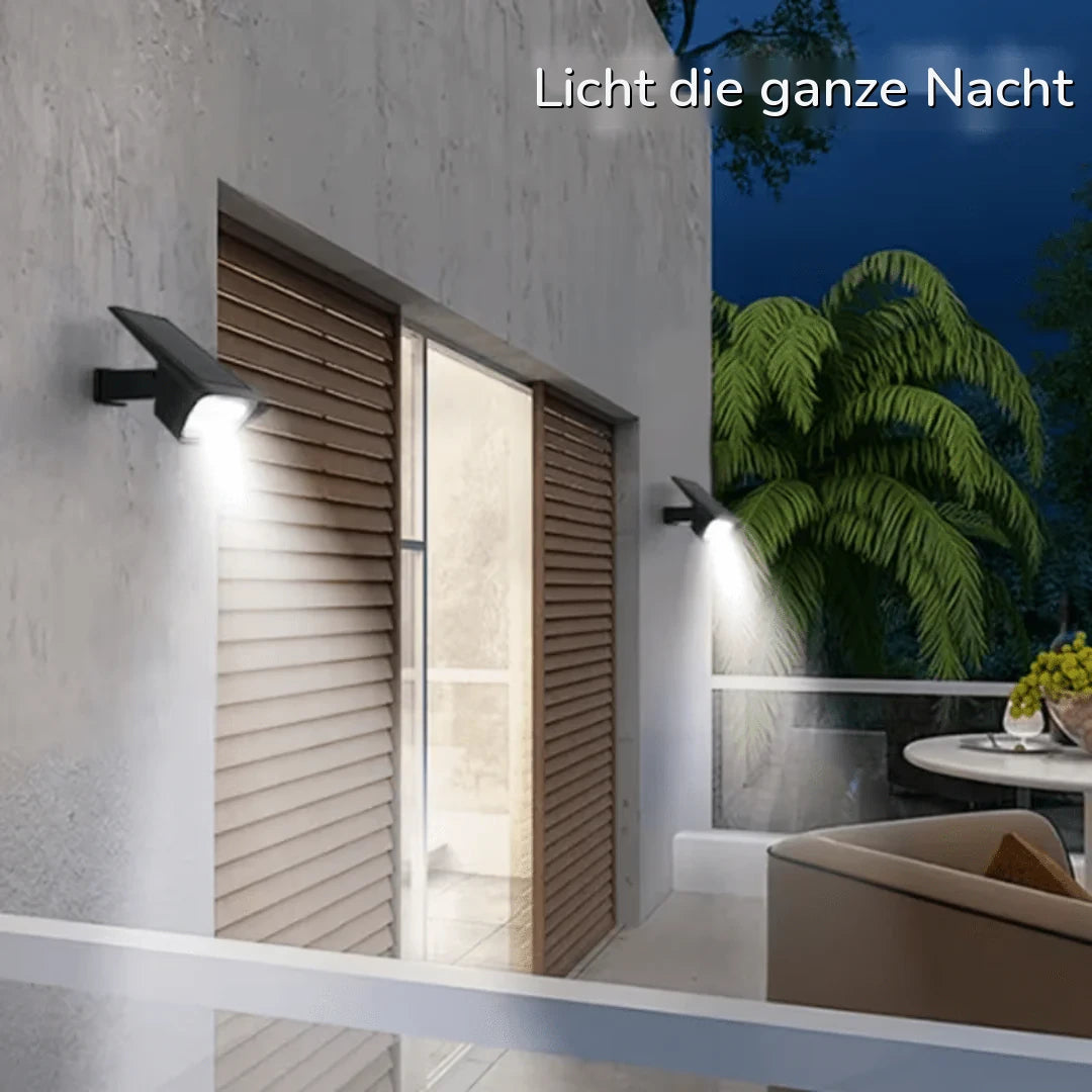 Solentra | Stilvolle, wasserdichte Solar-Gartenlampe