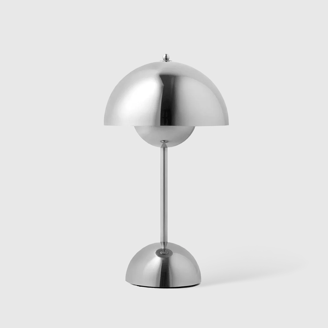Marisol kabellose Touch Tischlampe in Silber