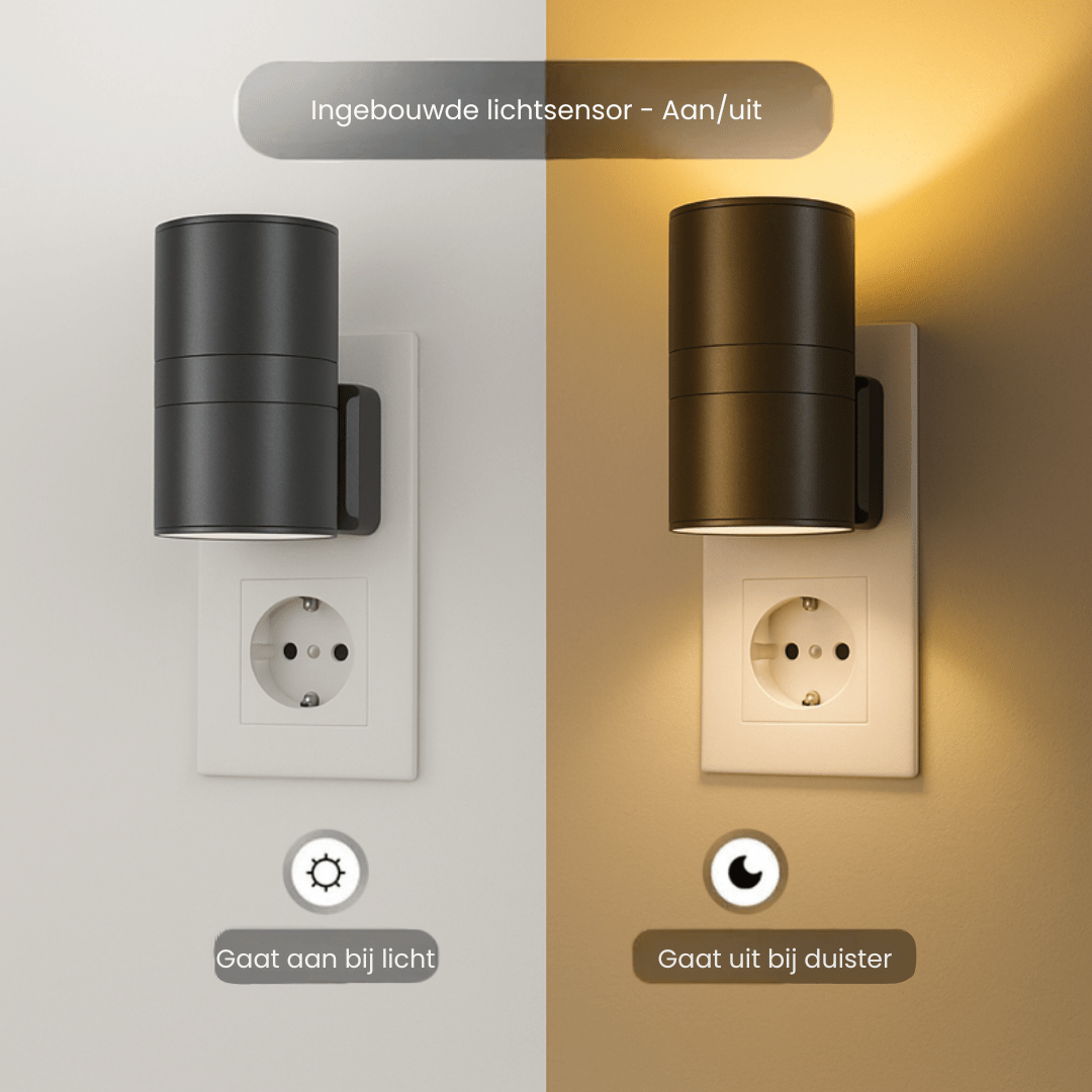 AmbiPlug – Einstellbare LED-Wandleuchte mit Sensor