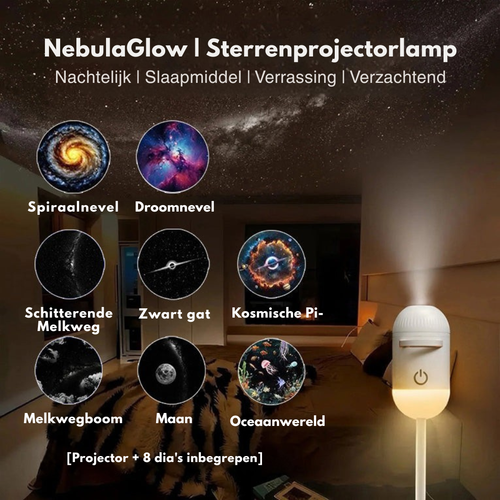 NebulaGlow – Sternenprojektorlampe