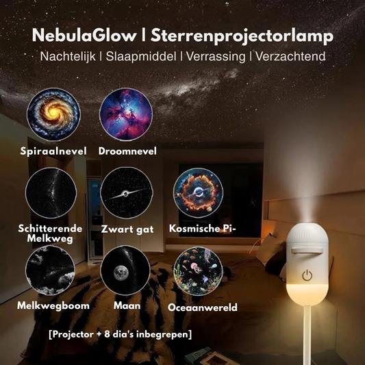NebulaGlow | Sternenprojektorlampe