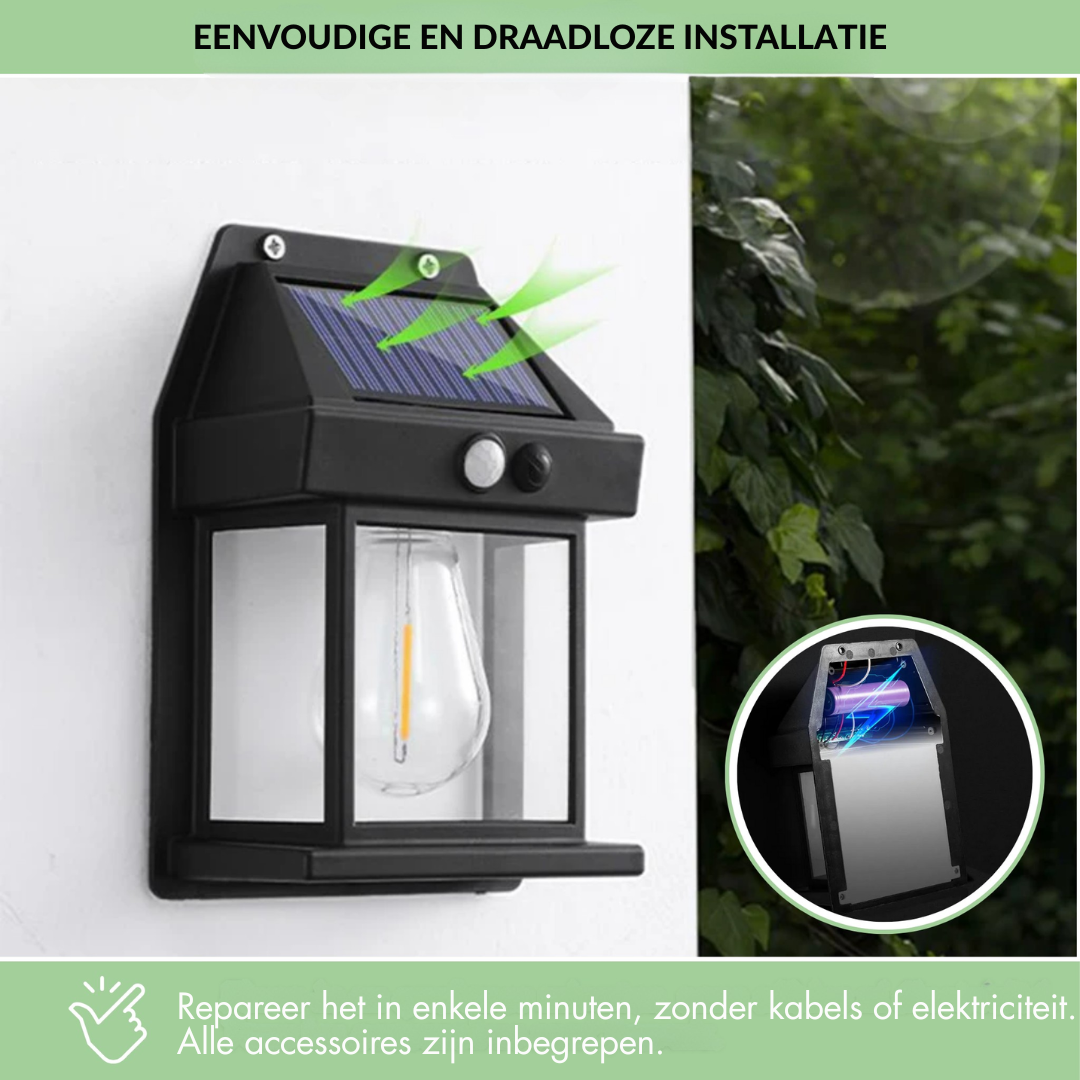1+1 gratis – Lumo | Stilvolle Solar-Außenlampe