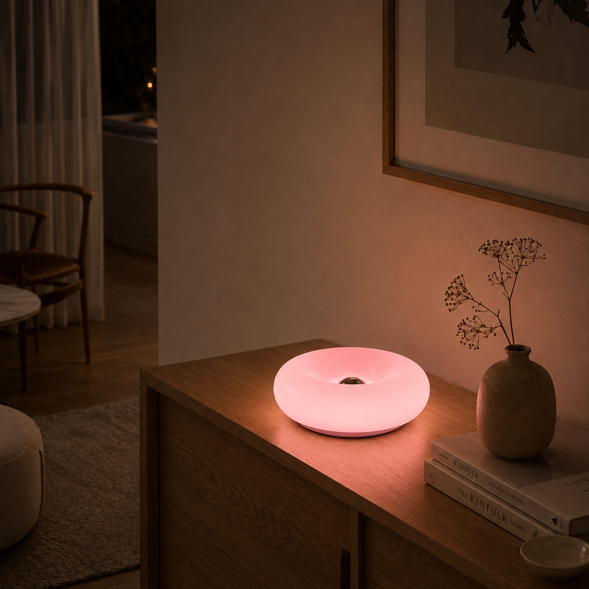Dulce Donut-Tischlampe mit Farbwechsel