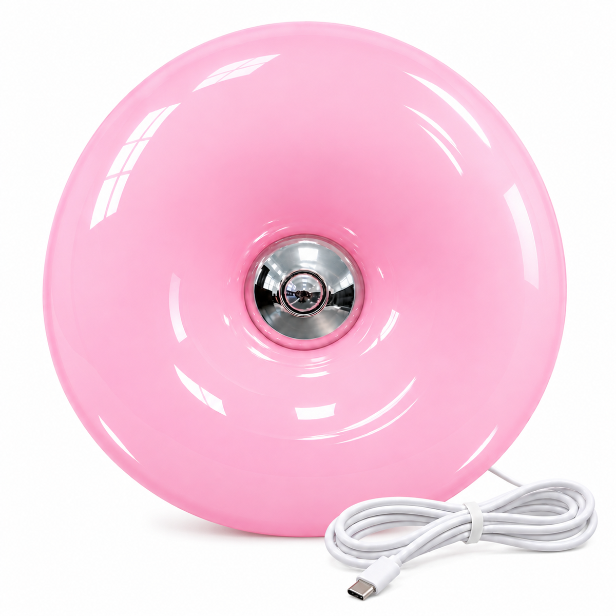Dulce Donut-Tischlampe in Rosa