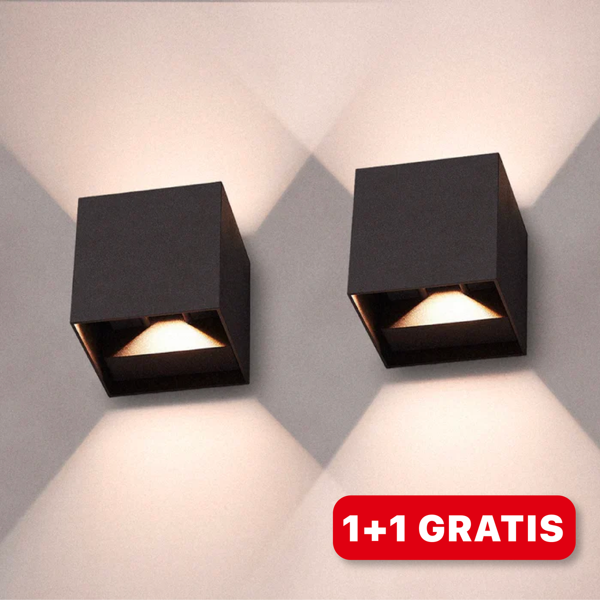 Nuvia – 2er-Set LED-Wandleuchten