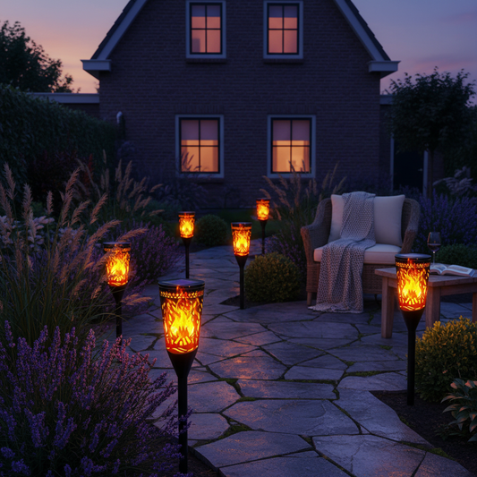 Flamara | Sichere Solar-Gartenfackeln