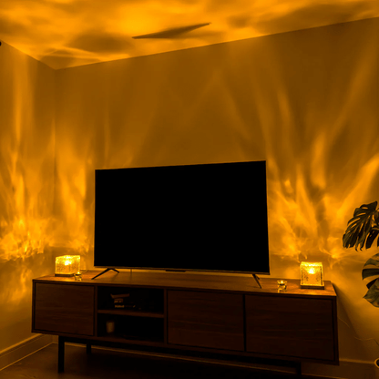Auralux – Magische Wave Cube-Lampe