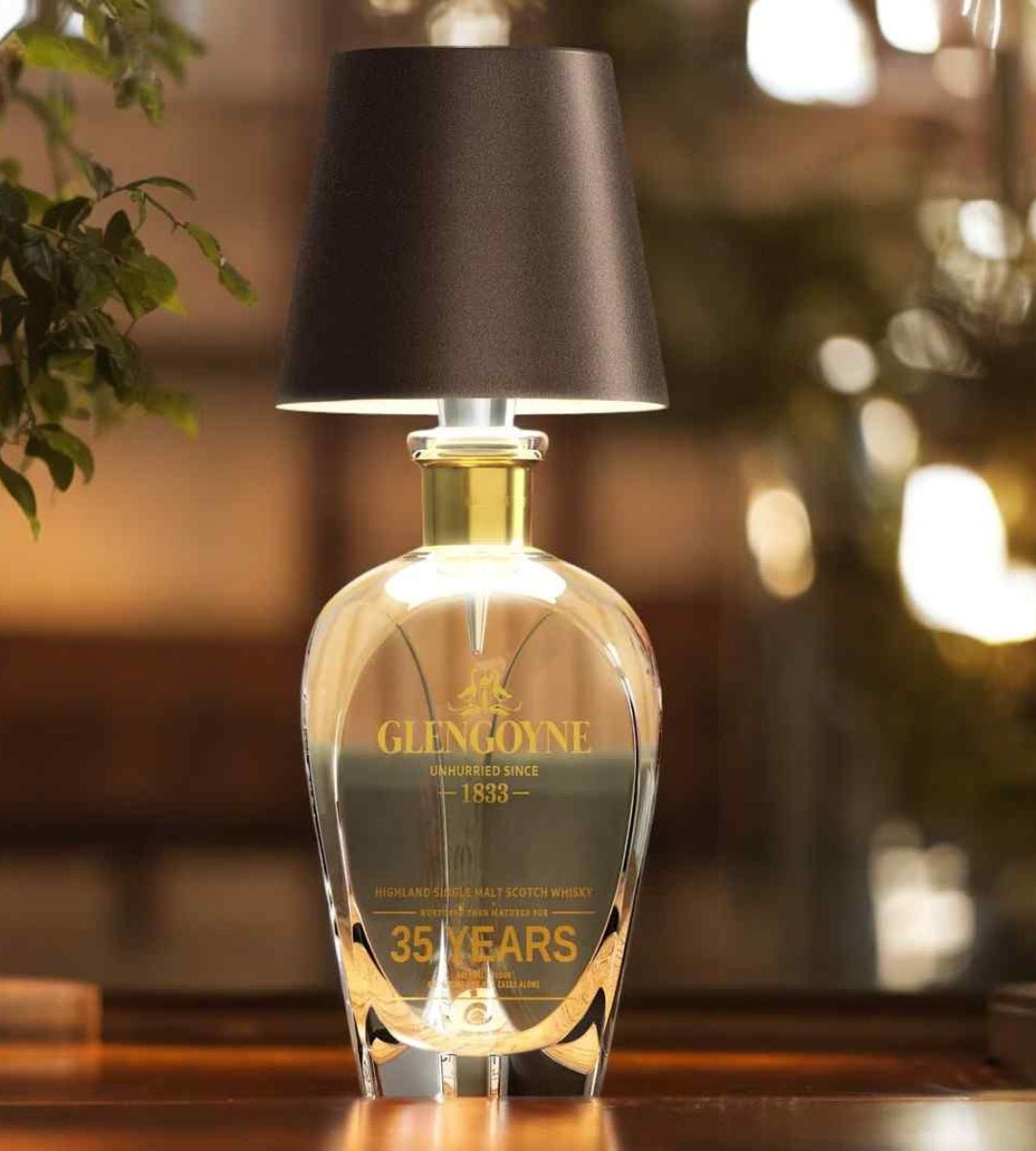 Lena – Kabellose Flaschenlampe mit Dimmer