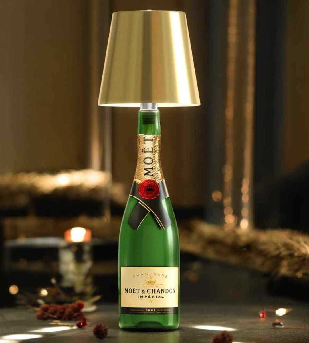 Lena – Kabellose Flaschenlampe mit Dimmer