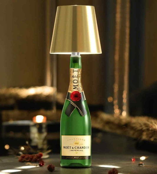 Lena – Kabellose Flaschenlampe mit Dimmer